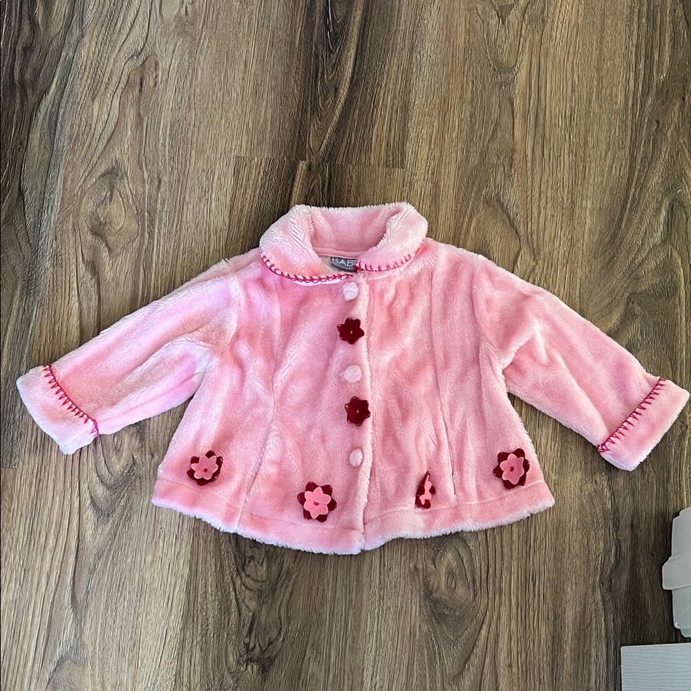 Pink Floral Kids Jacket